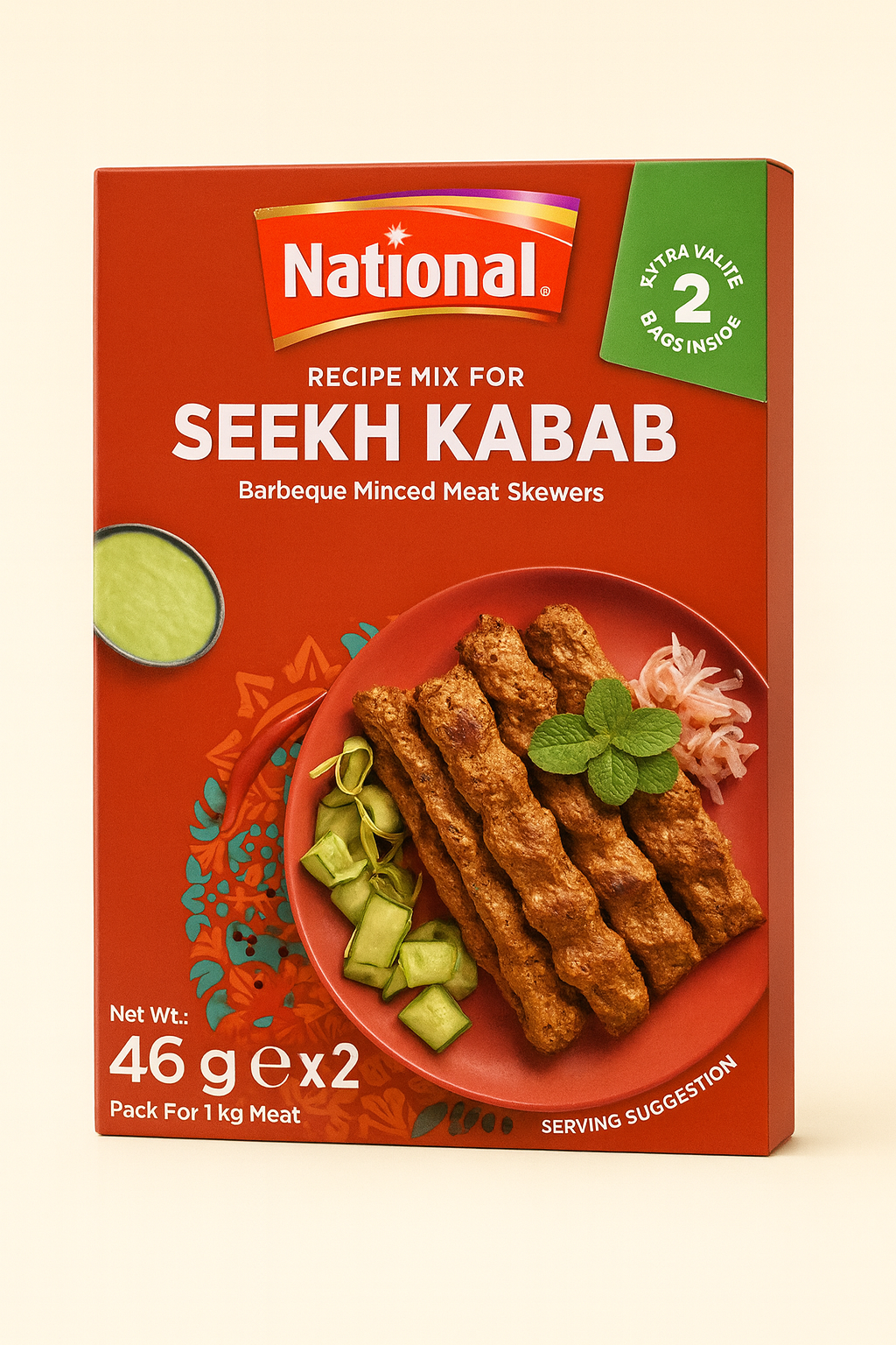 National Seekh Kebab 2x46g