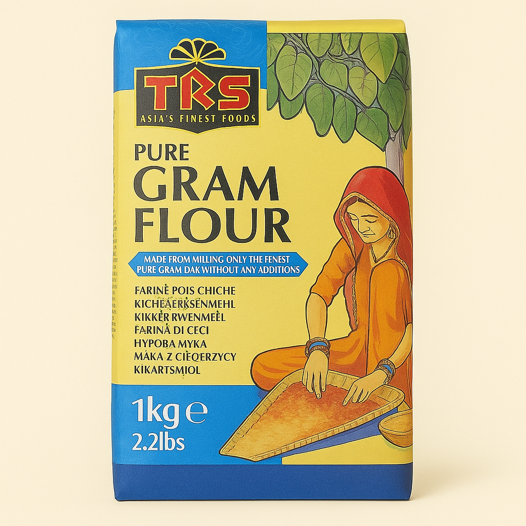 TRS Besan 1kg – Fine Gram Flour for Pakoras, Dhokla & Sweets
