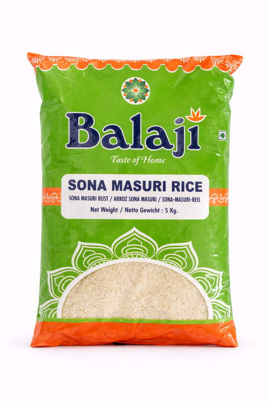 Balaji Sona Masuri Rice 5 kg – Buy Online Authentic South Indian Everyday Rice for Idli, Dosa and Family Meals