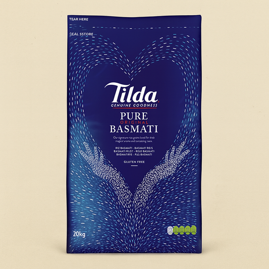 Tilda Basmati Rice 20kg – Premium Long-Grain Rice