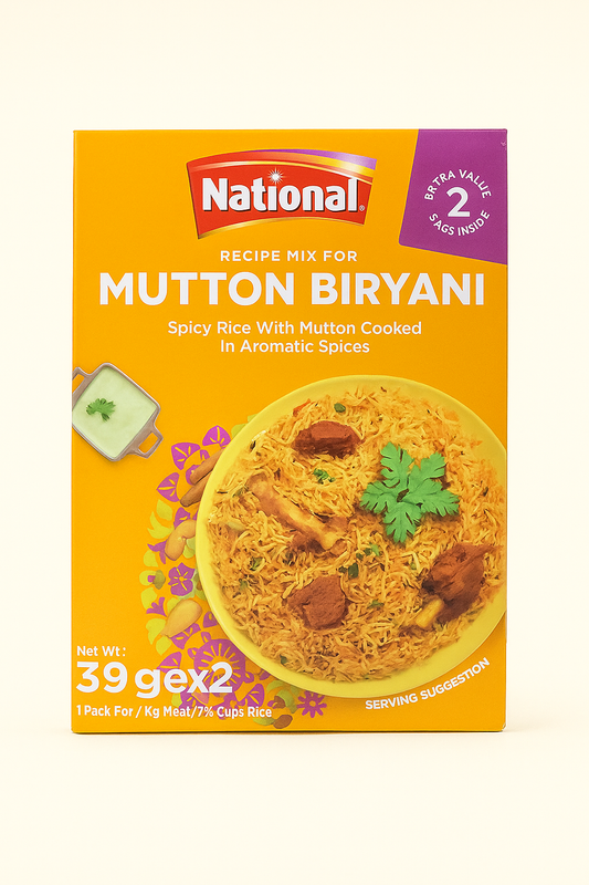 National Mutton Biryani Masala 78g – Authentic Pakistani Spice Mix | Buy Online in Germany & Netherlands