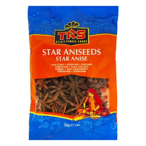 TRS Star Anise 50g – Aromatic Indian Spice